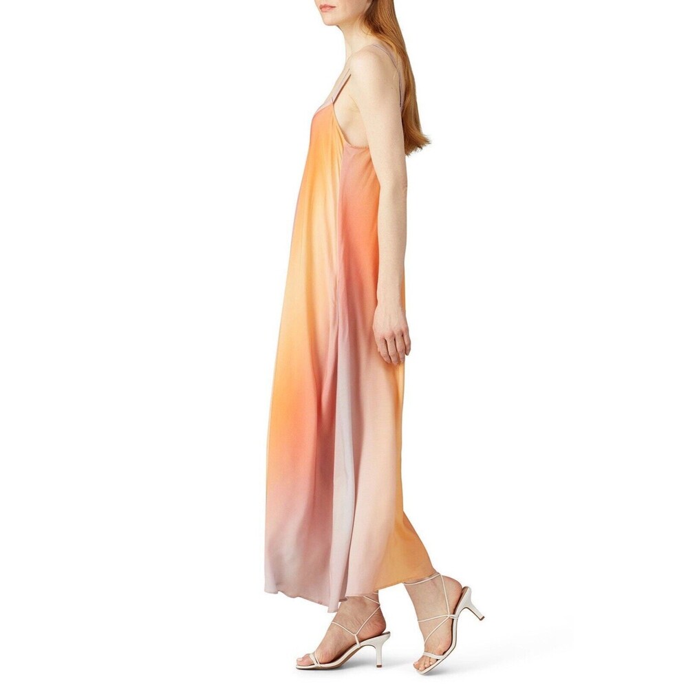 VEDA fiesta Sunset Ombré Maxi Dress Size Small - Picture 3 of 15